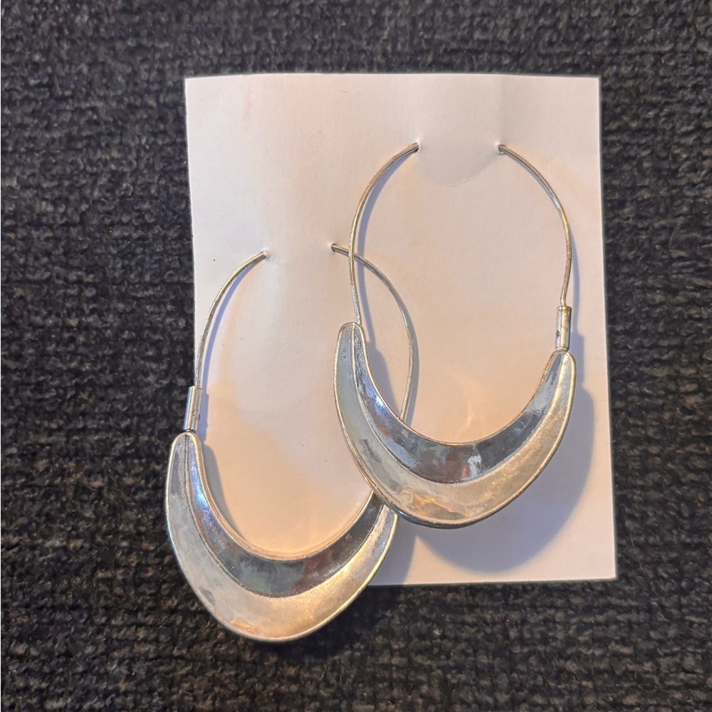Large Silver Hoop Statement Hoops